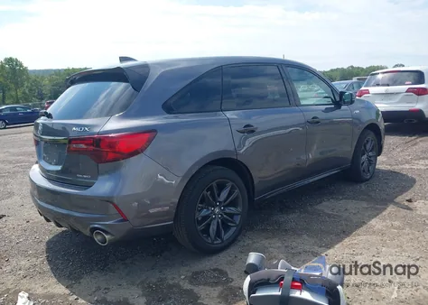 2019 Acura Mdx Tech A-Spec Pkgs из США, поврежденный, VIN 5J8YD4H08KL021622